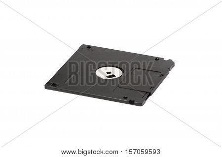 One All Black Floppy Disk