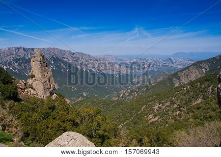 Sardinia on the paths between mountains and sea with the mountain bike Peak Genna Sillana