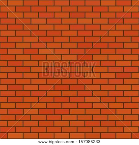 Texture of the red brick wall background
