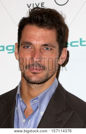 LOS ANGELES - NOV 14:  David Gandy at the Unveiling Next Era Jaguar Vehicle at Milk Studios on November 14, 2016 in Los Angeles, CA