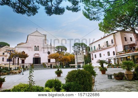 Cathedral Duomo church of Ravello Amalfi coast mediterranean sea south italy