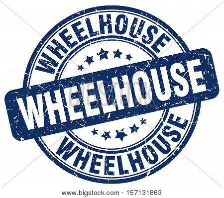 wheelhouse. stamp. square. grunge. vintage. isolated. sign