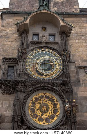 the old Town of Prague Czech Republic