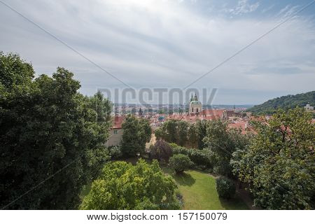 the old Town of Prague Czech Republic
