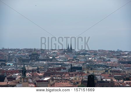 the old Town of Prague Czech Republic