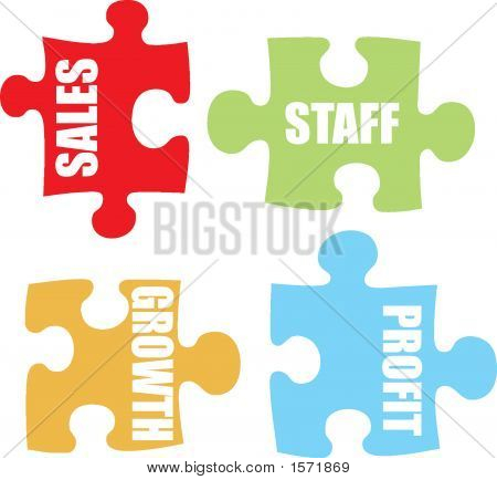 Negocio Jigsaw color