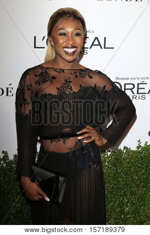 LOS ANGELES - NOV 14:  Cynthia Erivo at the Glamour Women Of The Year 2016 at NeueHouse Hollywood on November 14, 2016 in Los Angeles, CA