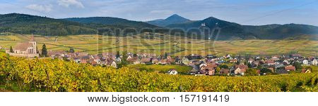 Hunawihr, Alsace Vineyard, France