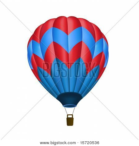 mongolfiera isolata