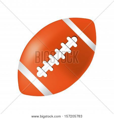 american football ball icon vector illustration graphic design