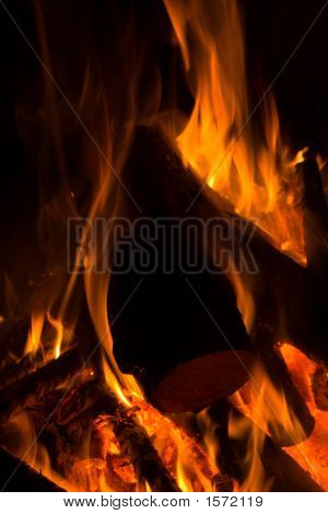 Turist brand. Fyrig abstraktion. Baggrund. Tekstur.