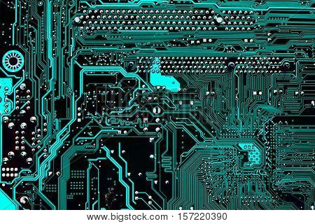 Computer electronic circuit motherboard abstract techno background