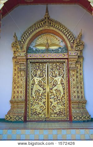 Phrathat DOI Suthep kapı Detayı