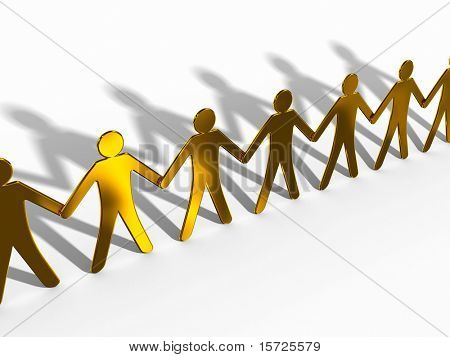 Цепь концепция (золото)