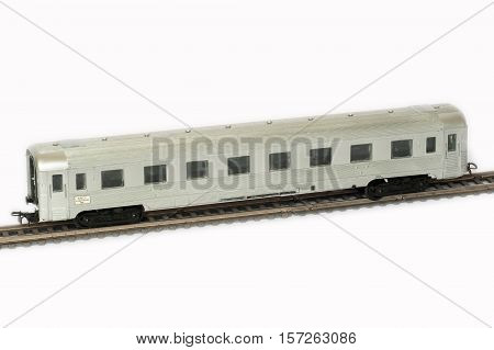 Railway Modeller. Damaged model railroad. Toy for children that was produced in the German Democratic Republic in the second half of the twentieth century.