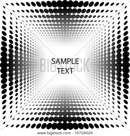 Patrón de trama de semitonos de Vector