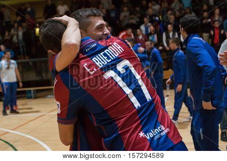 VALENCIA, SPAIN - NOVEMBER 8th: Buendia during Spanish King Cup match between Levante UD FS and FC Barcelona at Cabanyal Stadium on November 8, 2016 in Valencia, Spain