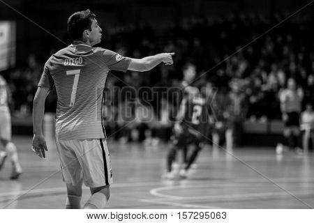 VALENCIA, SPAIN - NOVEMBER 8th: Dyego during Spanish King Cup match between Levante UD FS and FC Barcelona at Cabanyal Stadium on November 8, 2016 in Valencia, Spain