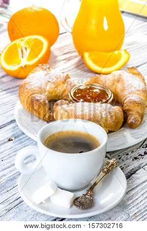 Prfect start of day with tasty breakfast