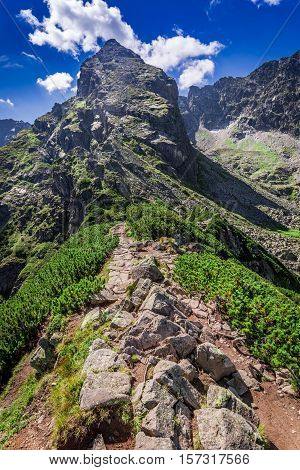 View To Kościelec From Karb In Summer, Tatra Mountains, Poland