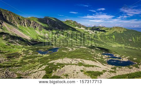 View From Karb To Kasprowy Wierch In Summer, Tatra Mountains