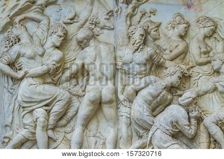 Monument Of Giovanni Delle Bande Nere In Florence