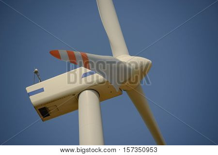 Windturbine At Sunny Day