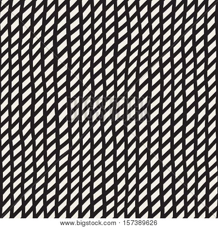 Wavy Hand Drawn Slanted Lines