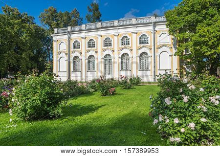 Kammenoe zalo pavilion in Oranienbaum Saint-Petersburg Russia