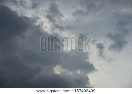 background of soft clouds in blue sky