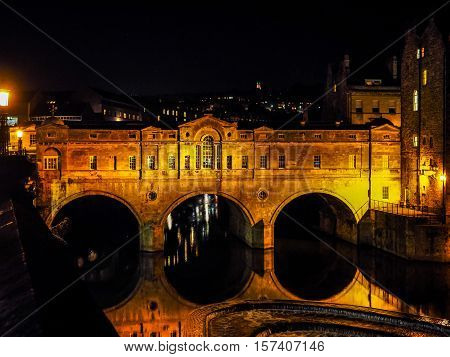 Hdr Pulteney Bridge In Bath