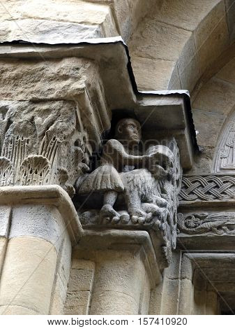 Arezzo - Romanesque Apse of Santa Maria della Pieve in Piazza Grande Tuscany Italy