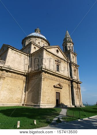 The Sanctuary Of The Madonna Di San Biagio Montepulciano TuscanyItaly