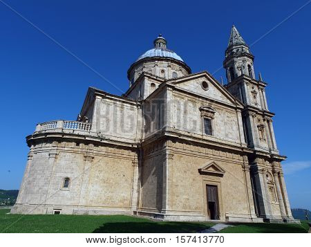 The Sanctuary Of The Madonna Di San Biagio Montepulciano TuscanyItaly