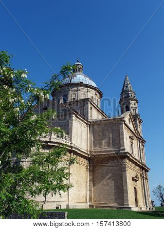 The Sanctuary Of The Madonna Di San Biagio Montepulciano TuscanyItaly