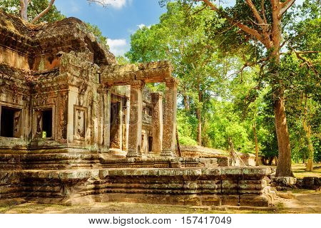 Ta Kou Entrance (east Gate) In Angkor Wat. Siem Reap, Cambodia