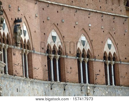 Siena - Palazzo Pubblico and Torre del Mangia.