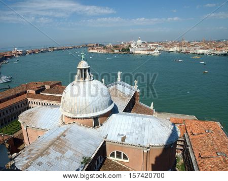 Venice - view from the tower of the church of San Giorgio Magiore