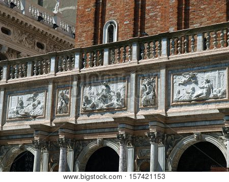 The bas-reliefs from Loggetta Sansovino - Venice