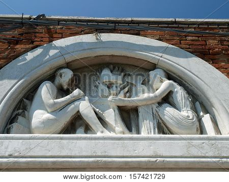 Venice - a wonderful architectural detail in Murano