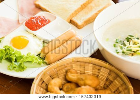 Breakfast With Fried Eggs