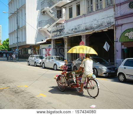 Streets In Historical Georgetown, Malaysia