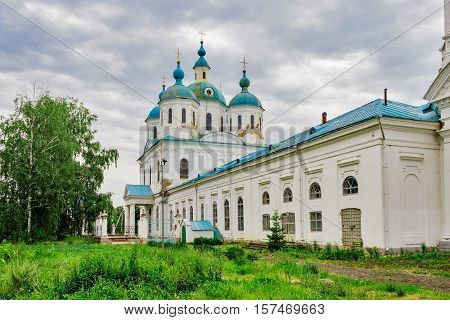 View of the Cathedral of of Our Saviour in Yelabuga. Russia