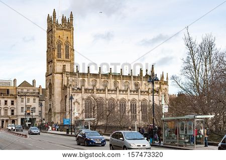 Edinburgh, Scotland, UK-circa July 2016: St. John's Episcopal Church in the Princes street