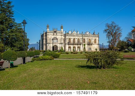 Dadiani Palace Located Inside A Park In Zugdidi, Georgia