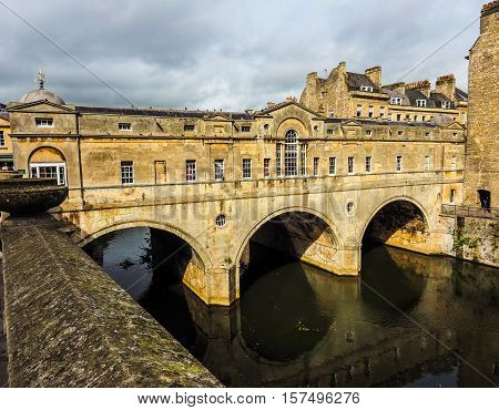 Hdr Pulteney Bridge In Bath
