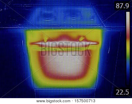 Thermography Testing Oven Insulation of Heat Leak
