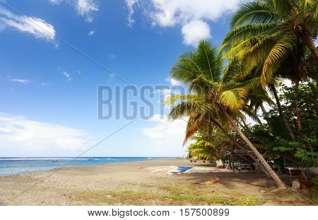 Fishery on Le Coin Beach Le Carbet Martinique Caribbean