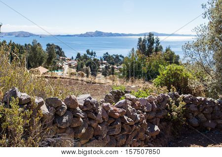 Amantani Island (Isla Amantani) of Lake Titicaca, Peru
