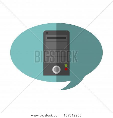 cpu icon. Device gadget technology and electronic theme. Isolated design. Vector illustration